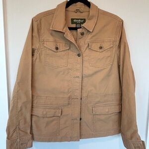 Eddie Bauer Women's Utility Jacket in Light Brown